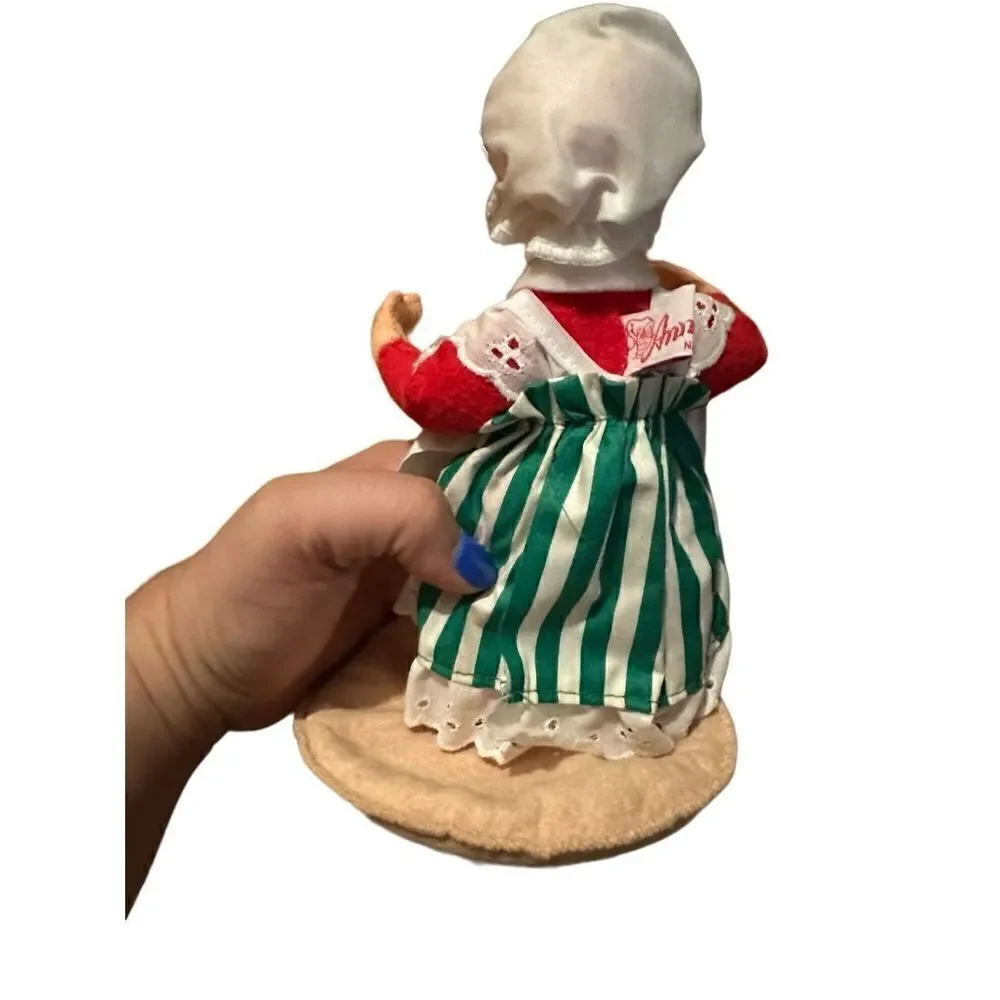 Annalee Mrs. Santa Bag 8 in Doll Figurine Handmade 1993 in the USA Christmas - Picture 2 of 10